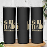Girl Dad Her Protector Forever Skinny Tumbler New Dad Fathers Day Gift