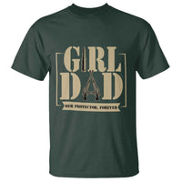 Girl Dad Her Protector Forever T Shirt New Dad Fathers Day Gift