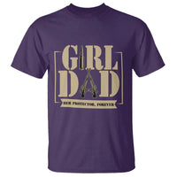 Girl Dad Her Protector Forever T Shirt New Dad Fathers Day Gift