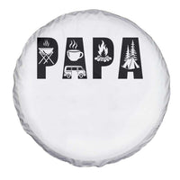Camping Papa Spare Tire Cover Camper Dad Fathers Day Gift