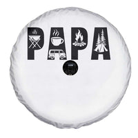 Camping Papa Spare Tire Cover Camper Dad Fathers Day Gift