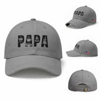 Camping Papa Baseball Cap Camper Dad Fathers Day Gift