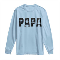 Camping Papa Long Sleeve Shirt Camper Dad Fathers Day Gift