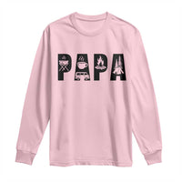 Camping Papa Long Sleeve Shirt Camper Dad Fathers Day Gift