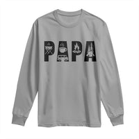 Camping Papa Long Sleeve Shirt Camper Dad Fathers Day Gift