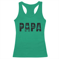 Camping Papa Racerback Tank Top Camper Dad Fathers Day Gift