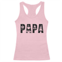 Camping Papa Racerback Tank Top Camper Dad Fathers Day Gift