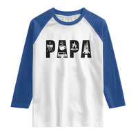 Camping Papa Raglan Shirt Camper Dad Fathers Day Gift