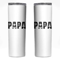 Camping Papa Skinny Tumbler Camper Dad Fathers Day Gift