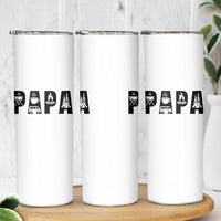Camping Papa Skinny Tumbler Camper Dad Fathers Day Gift