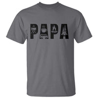 Camping Papa T Shirt Camper Dad Fathers Day Gift
