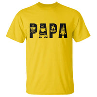 Camping Papa T Shirt Camper Dad Fathers Day Gift
