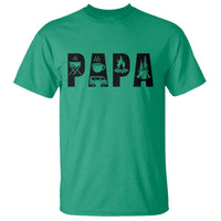 Camping Papa T Shirt Camper Dad Fathers Day Gift