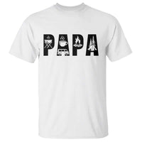 Camping Papa T Shirt Camper Dad Fathers Day Gift