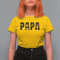 Camping Papa T Shirt For Women Camper Dad Fathers Day Gift