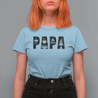Camping Papa T Shirt For Women Camper Dad Fathers Day Gift