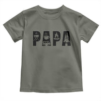 Camping Papa Toddler T Shirt Camper Dad Fathers Day Gift