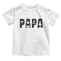 Camping Papa Toddler T Shirt Camper Dad Fathers Day Gift