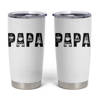 Camping Papa Tumbler Cup Camper Dad Fathers Day Gift