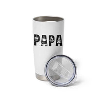Camping Papa Tumbler Cup Camper Dad Fathers Day Gift