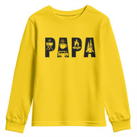 Camping Papa Youth Sweatshirt Camper Dad Fathers Day Gift