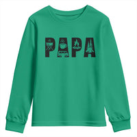 Camping Papa Youth Sweatshirt Camper Dad Fathers Day Gift
