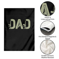 Gun Lover Dad Garden Flag Funny Hunter Dad Fathers Day Gift