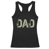 Gun Lover Dad Racerback Tank Top Funny Hunter Dad Fathers Day Gift