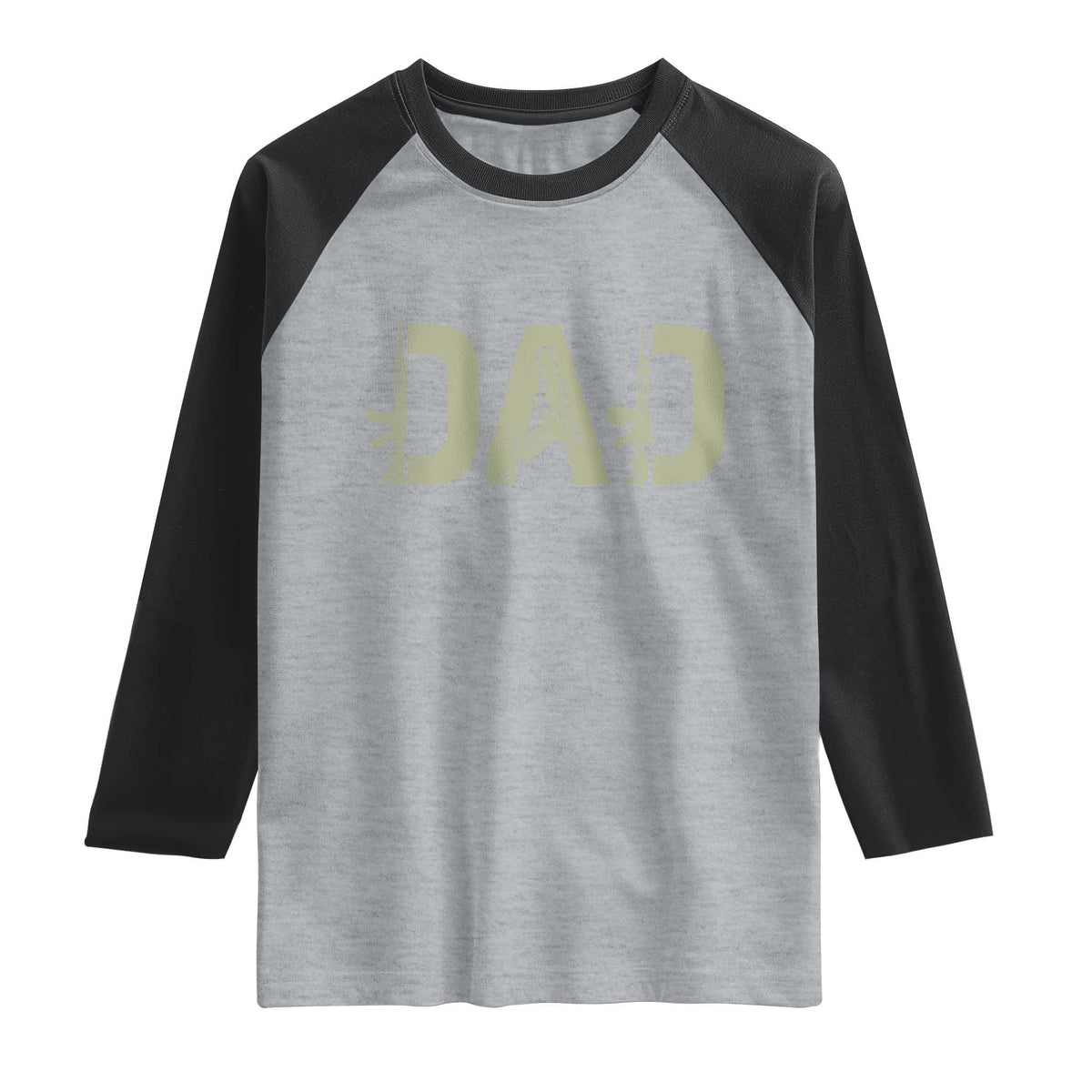 Gun Lover Dad Raglan Shirt Funny Hunter Dad Fathers Day Gift