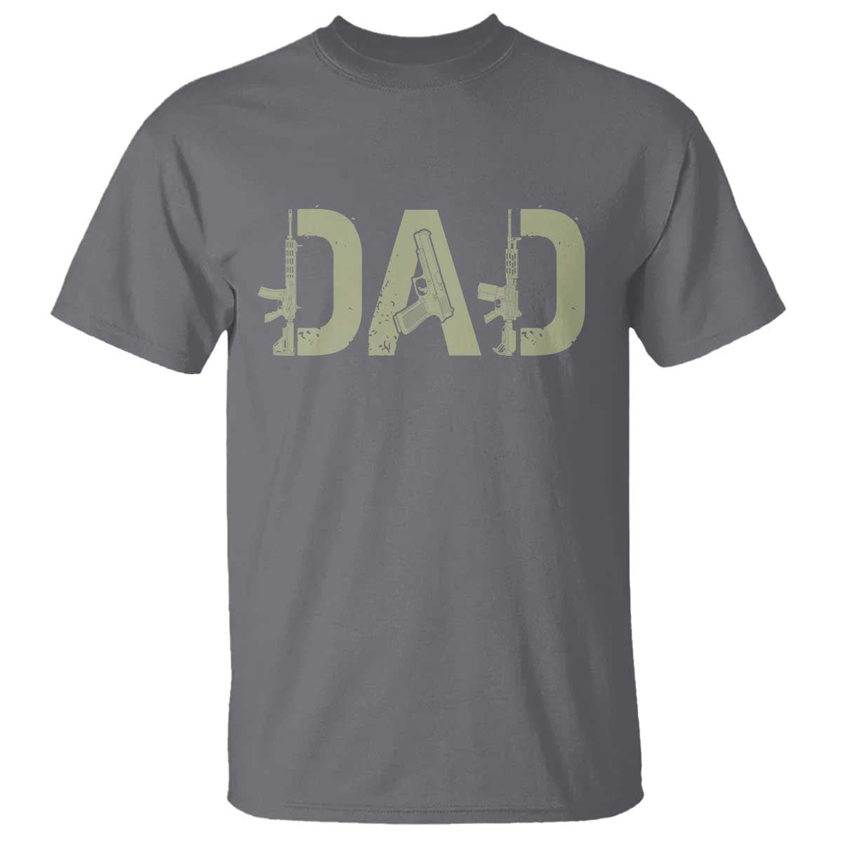 Gun Lover Dad T Shirt Funny Hunter Dad Fathers Day Gift
