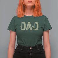 Gun Lover Dad T Shirt For Women Funny Hunter Dad Fathers Day Gift