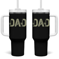 Gun Lover Dad Tumbler With Handle Funny Hunter Dad Fathers Day Gift