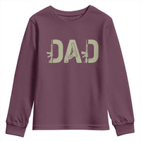 Gun Lover Dad Youth Sweatshirt Funny Hunter Dad Fathers Day Gift