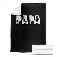 Proud Hunter Dad Throw Blanket Funny Hunting Lifestyle Fathers Day Gift