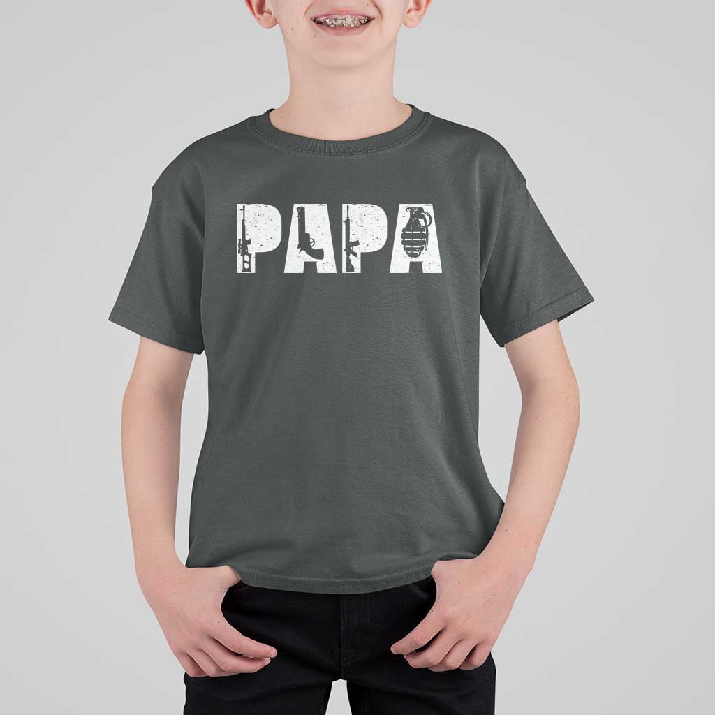 Proud Hunter Dad T Shirt For Kid Funny Hunting Lifestyle Fathers Day Gift