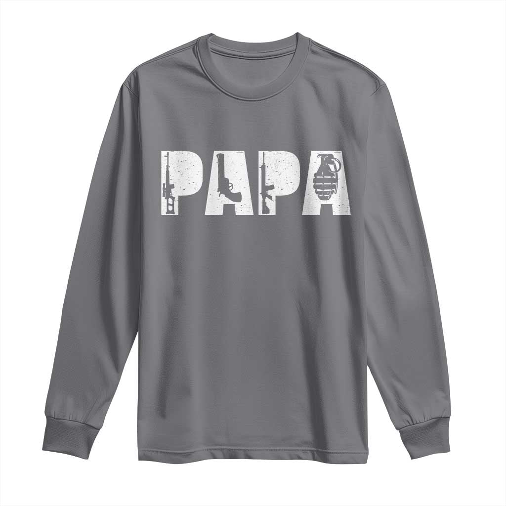 Proud Hunter Dad Long Sleeve Shirt Funny Hunting Lifestyle Fathers Day Gift