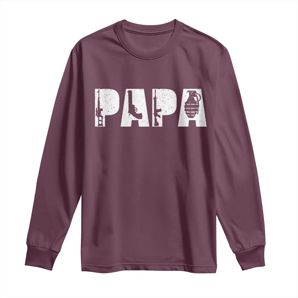 Proud Hunter Dad Long Sleeve Shirt Funny Hunting Lifestyle Fathers Day Gift