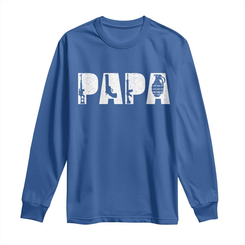 Proud Hunter Dad Long Sleeve Shirt Funny Hunting Lifestyle Fathers Day Gift