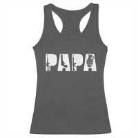 Proud Hunter Dad Racerback Tank Top Funny Hunting Lifestyle Fathers Day Gift