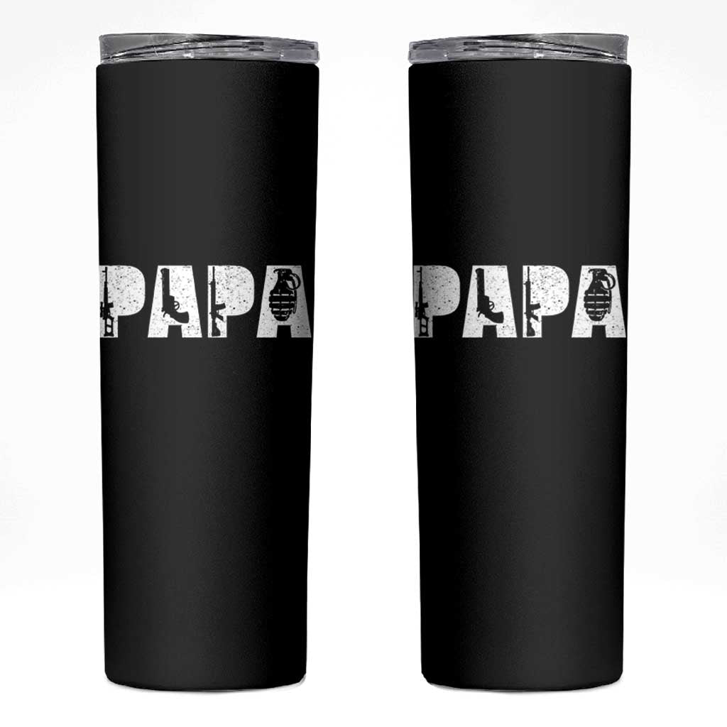 Proud Hunter Dad Skinny Tumbler Funny Hunting Lifestyle Fathers Day Gift