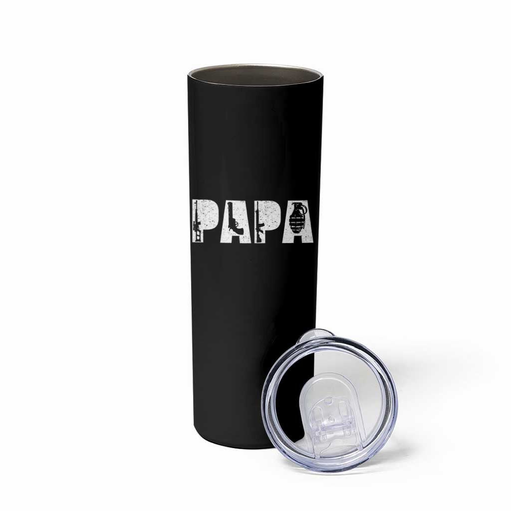 Proud Hunter Dad Skinny Tumbler Funny Hunting Lifestyle Fathers Day Gift