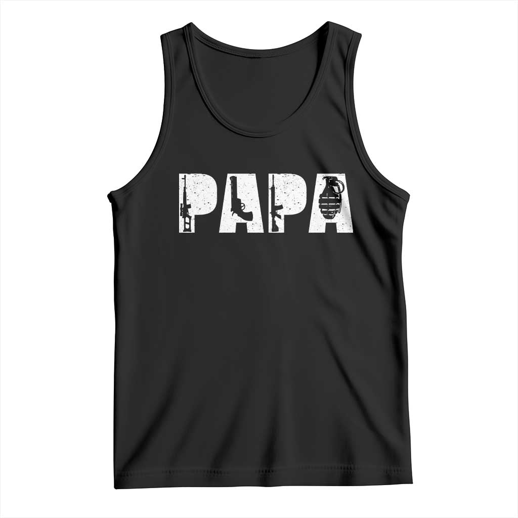 Proud Hunter Dad Tank Top Funny Hunting Lifestyle Fathers Day Gift