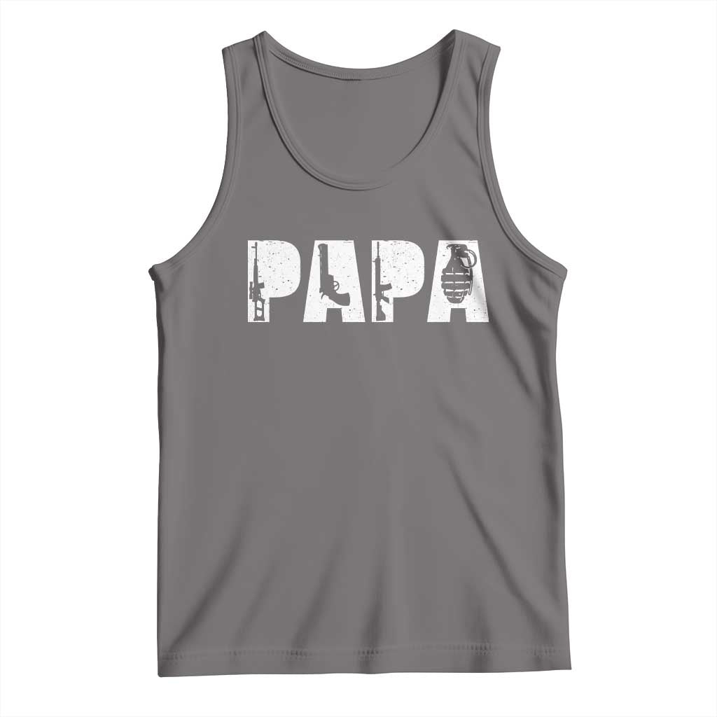 Proud Hunter Dad Tank Top Funny Hunting Lifestyle Fathers Day Gift