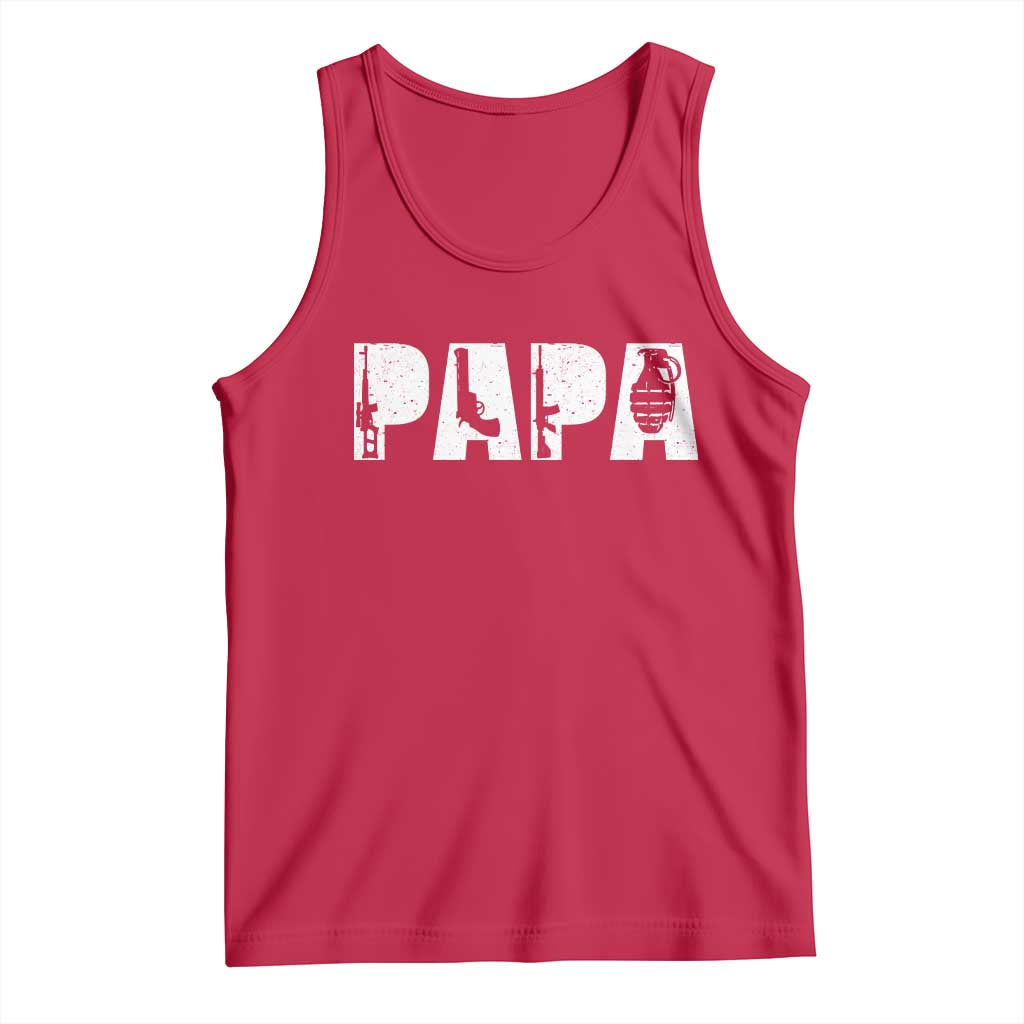 Proud Hunter Dad Tank Top Funny Hunting Lifestyle Fathers Day Gift