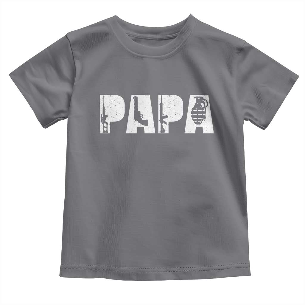 Proud Hunter Dad Toddler T Shirt Funny Hunting Lifestyle Fathers Day Gift