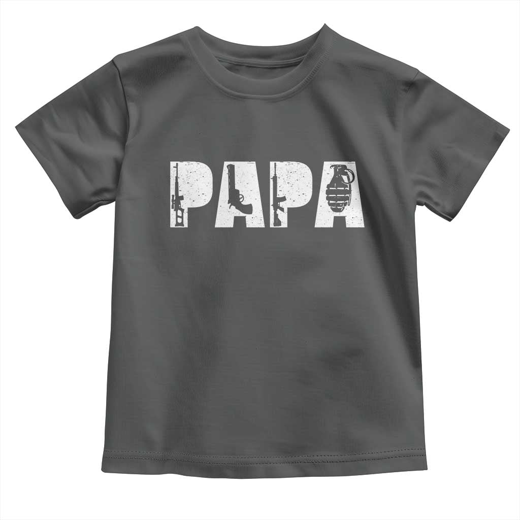 Proud Hunter Dad Toddler T Shirt Funny Hunting Lifestyle Fathers Day Gift