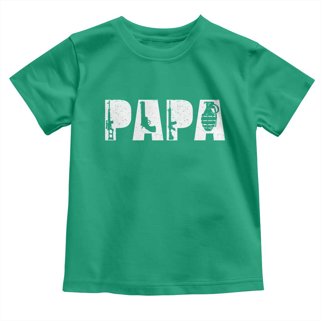 Proud Hunter Dad Toddler T Shirt Funny Hunting Lifestyle Fathers Day Gift