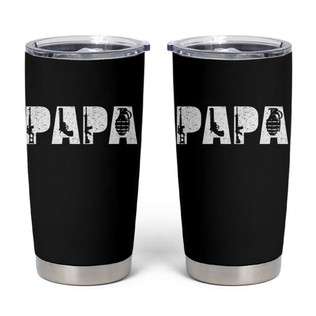 Proud Hunter Dad Tumbler Cup Funny Hunting Lifestyle Fathers Day Gift