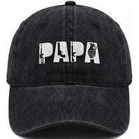 Proud Hunter Dad Washed Cotton Baseball Cap Funny Hunting Lifestyle Fathers Day Gift