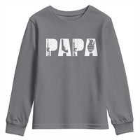 Proud Hunter Dad Youth Sweatshirt Funny Hunting Lifestyle Fathers Day Gift